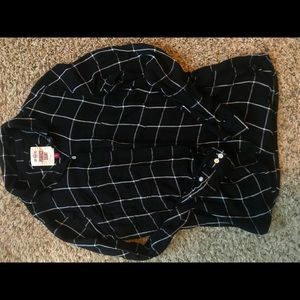 Black and white flannel